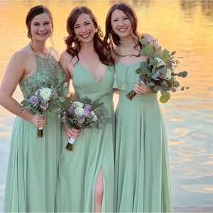 Kennedy Blue Bridesmaid dress - Sage green “Ryan” size 2